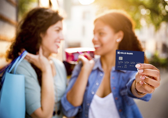 Hills Bank Visa gift card image