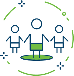 People holding hands icon