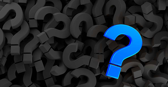 An illustration of a pile of question marks.